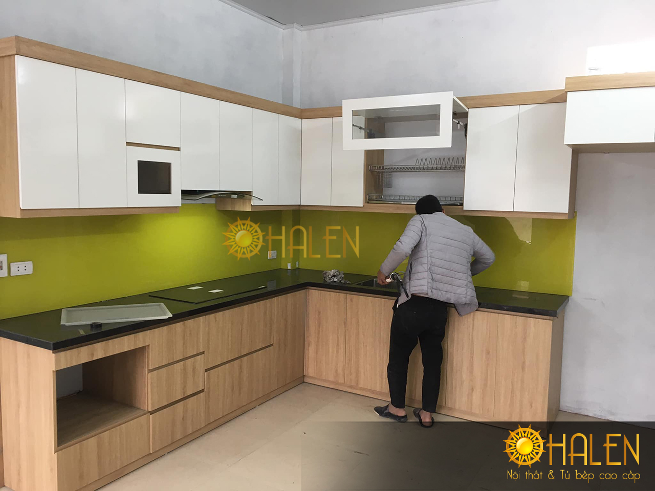 Thiết kế bếp tiện nghi và đầy đủ công năng khi sử dụng - nội thất OHALEN