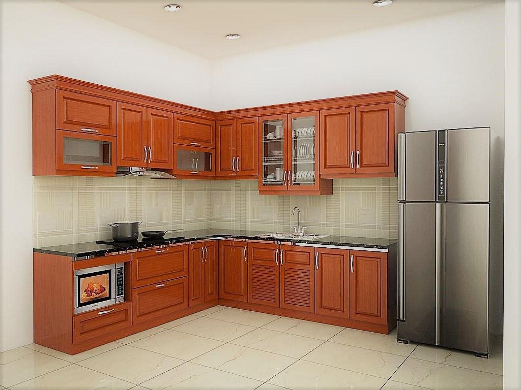 Hình ảnh thiết kế tủ bếp cho gia đình cô Xuyến - Nội thất OHALEN