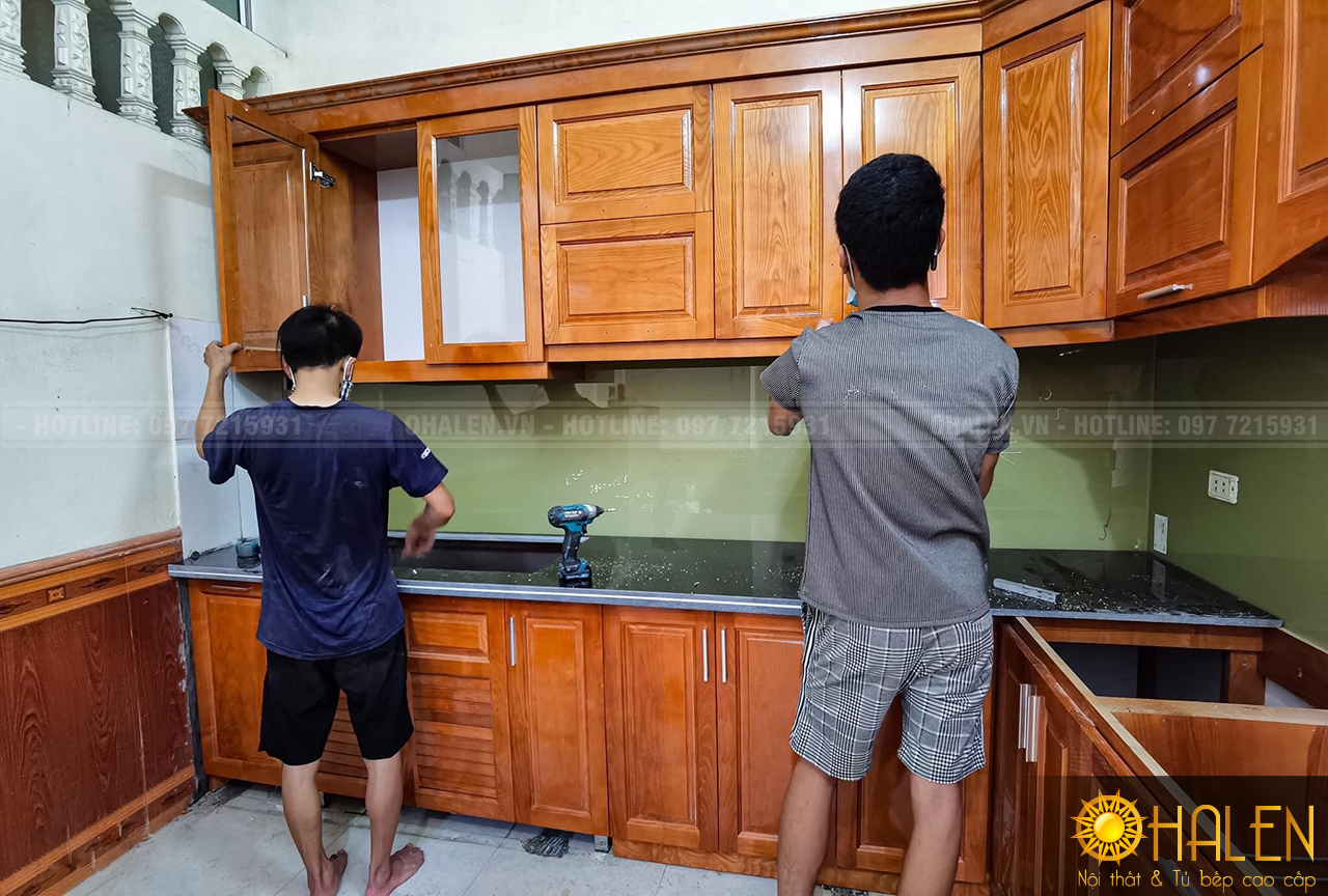 OHALEN thi công đóng tủ bếp tại Văn Quán - Hà Đông
