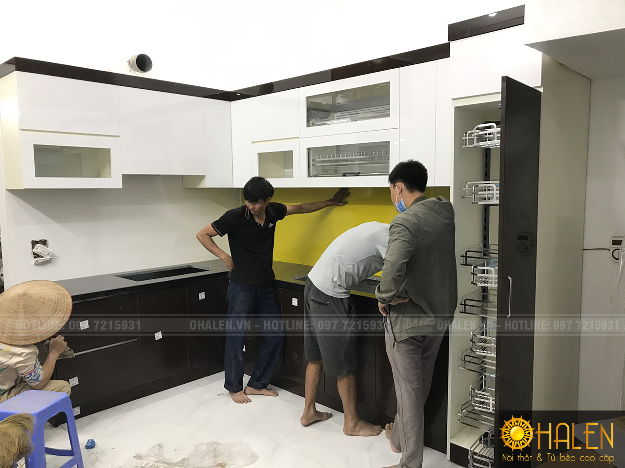 OHALEN chuyên thiết kế và thi công tủ bếp tại Hà Nội và các tỉnh phía Bắc