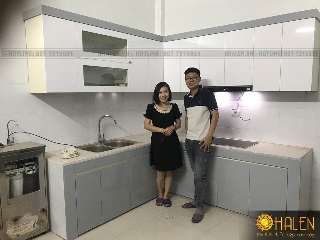 OHALEN chuyên thiết kế và thi công tủ bếp nhựa uy tín - giá rẻ tại Hà Nội
