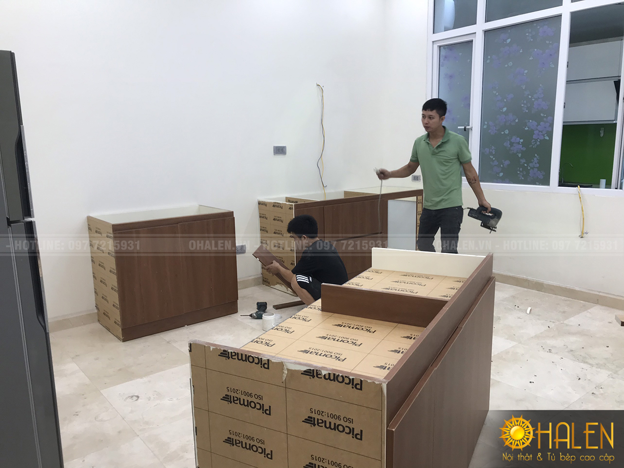 Bắt đầu hành trình lắp đặt tủ bếp ở Tây Hồ - Hà Nội